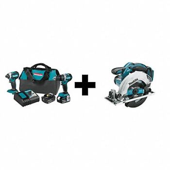 MAKITA 18V LXT Brushless 2pc Combo Kit (4.0Ah), 375JZ1