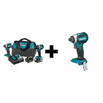 MAKITA 18V LXT Brushless 2pc Combo Kit (4.0Ah), 375JZ4