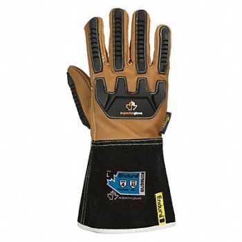 SUPERIOR GLOVE Impact Resistant Glove Goatskin S PR, 360TX7