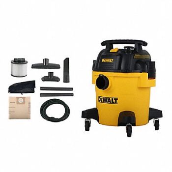 DEWALT Wet/Dry Vac 5 gal Poly 4 HP 80 CFM, 375PN1
