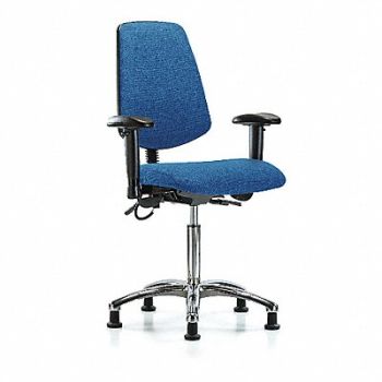 BLUE RIDGE ERGONOMICS Fab ESD Med Md Bk Tilt AA Stat Blu, 376J64