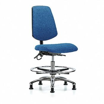 BLUE RIDGE ERGONOMICS Fab ESD Med Md Bk Tilt FR Stat Blu, 376J76