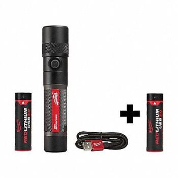 MILWAUKEE USB Twist Focus Light and USB 3.0 BAT, 377PG2