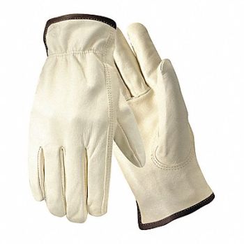 WELLS LAMONT Gloves Goatskin Keystone Driver PK12, 378N16