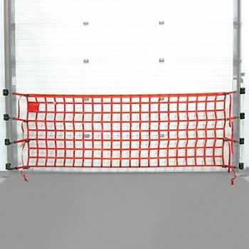 US NETTING Wall Mounted Loading Dock Barrier 4x32, 378N53