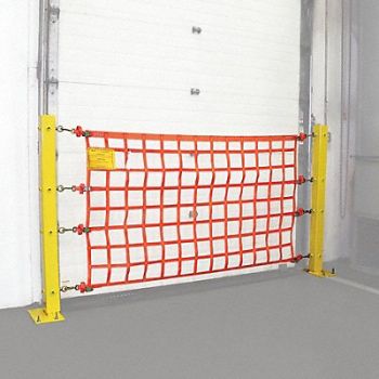 US NETTING Loading Dock Safety Barrier Net 4x20, 378N62