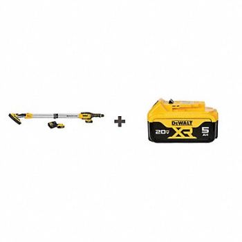 DEWALT Cordless Drywall Sander L 49 in, 379AM8