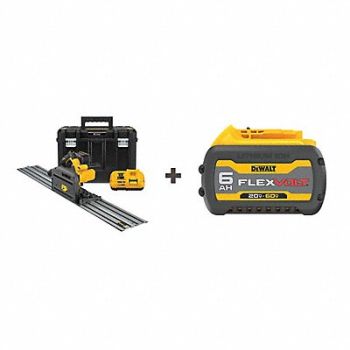 DEWALT Cordless Track Saw Kit 6-1/2 in Blade, 379AP0