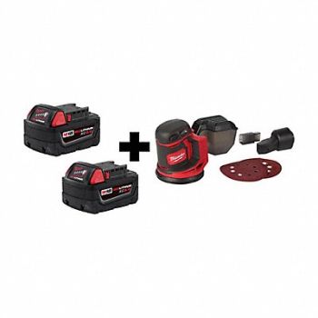 MILWAUKEE Cordless Sander 10 1/2 in 2.7lb, 380FJ7