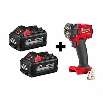 MILWAUKEE M18 Redlithium High Output 6.0 Battery, 380FJ9