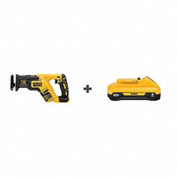 DEWALT Cordless Recip Saw 20V DC w/ Battery, 380FP8