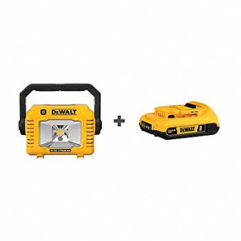 DEWALT Cordless Work Light Battery Incl, 380FP9