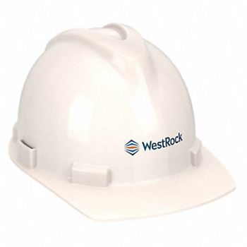 V-Gard Cap White Ratchet-Westrock, 381AE2