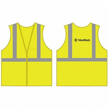 PROTECTIVE INDUSTRIAL PRODUCTS WestRock Breakaway Vest XL Yellow, 381HC9