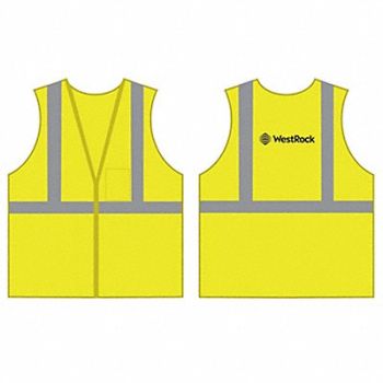 PROTECTIVE INDUSTRIAL PRODUCTS WestRock Breakaway Vest L Yellow, 381HF8