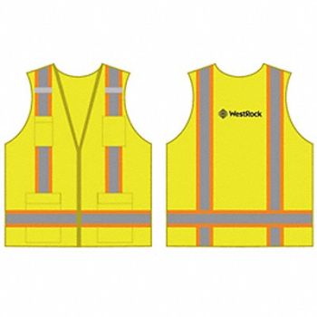 PROTECTIVE INDUSTRIAL PRODUCTS WestRock Zipper Surveyor XL Yellow, 381HG6