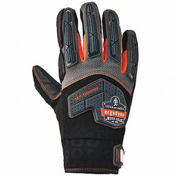PROFLEX Anti-Vibration Glove Black 2XL PR, 381P22