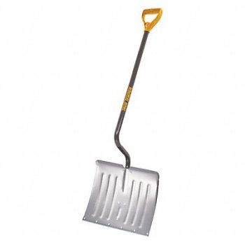 TRUE TEMPER Snow Shovel Aluminum 52 H, 381P31