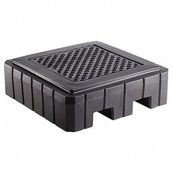 PIG Spill Containment Pallet 1 Drum w/Drain, 381P69