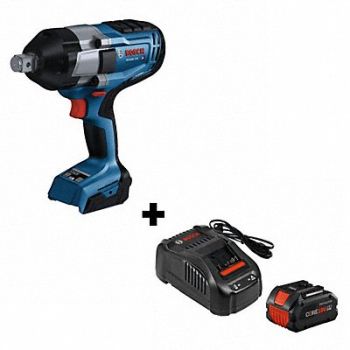 BOSCH Cordless Impact Wrench Kit 18V, 381RV7