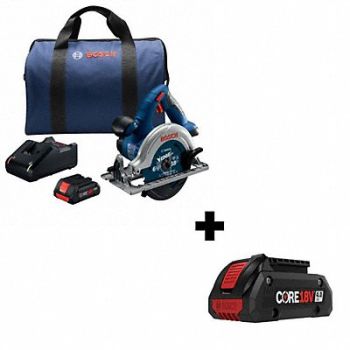 BOSCH Cordless Circular Saw Kit Battery 18V, 381RX2