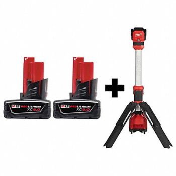 MILWAUKEE M12 Battery M12 Battery M12 Tower Light, 382ZA6