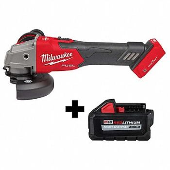 MILWAUKEE M18 Fuel Brkng Grndr M18 HO 6.0 Batry, 382ZF2