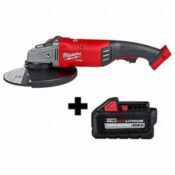 MILWAUKEE M18 Fuel 9 Angle Grinder XC6.0 Battery, 382ZF9