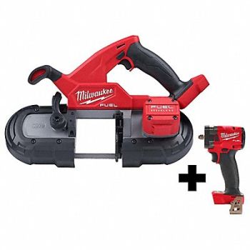MILWAUKEE M18 Fuel Compact Band Saw 3/8 Impact, 382ZG9