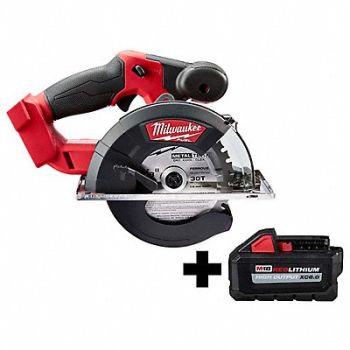 MILWAUKEE M18 Metal Circular Saw XC6.0 Battery, 382ZH0