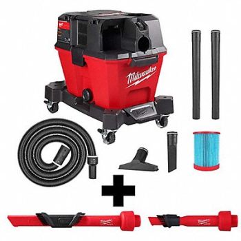 MILWAUKEE Wet/Dry Vac 3-in-1 brush 2-in-1 brush, 384NM1