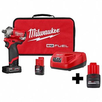 MILWAUKEE M12 1/2 SIW Kit CP2.5 Battery Pack, 384NP4