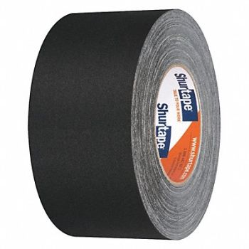 SHURTAPE Duct Tape Black 72mmx55m Light DutyPK16, 388A15