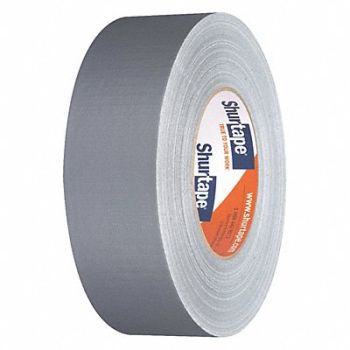 SHURTAPE Cloth Tape Silver 2 x 180 ft PK24, 388A22
