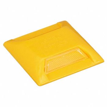 TAPCO Pavement Marker Amber 2 Way 4 in PK100, 38A882
