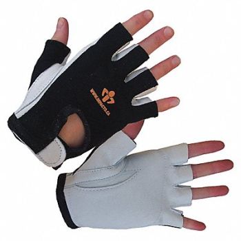 IMPACTO Anti-Impact Gloves M Black/White PR, 38AN62