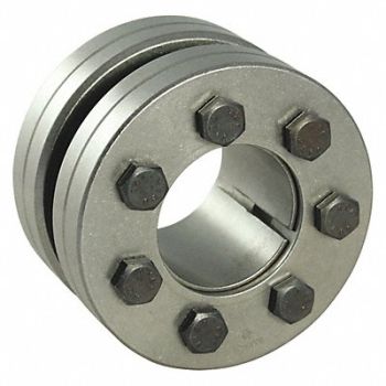 CLIMAX METAL PRODUCTS Keyless Rigid Cplg Clamp 48mm L, 38AU86