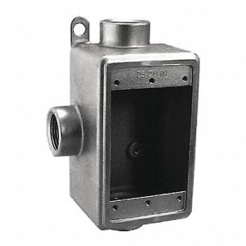 CALBRITE Weatherproof Box 4Inlet 5.9 x4.12 2.50, 38AX99