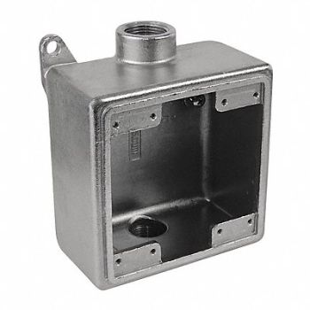 CALBRITE Weatherproof Box 2Gang 2.67 x6.3 x4.67, 38AY02
