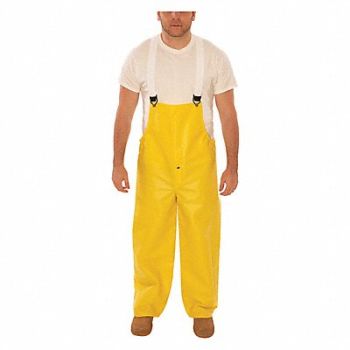 TINGLEY Rain Bib Overall Unrated Yellow L, 8ACD7
