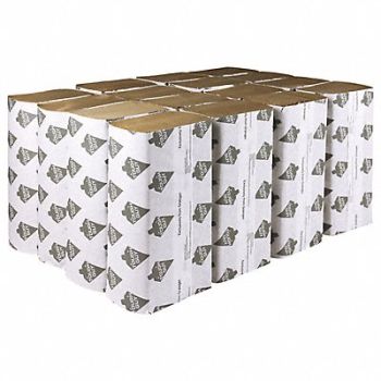 TOUGH GUY Paper Towel Sheets Brown 250 PK16, 38C403