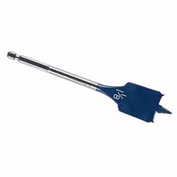 BOSCH Spade Blade Drill 1.125in HSS, 38C921