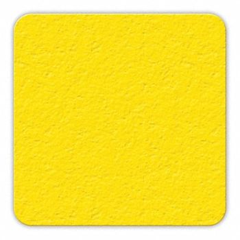 INCOM MANUFACTURING Floor Tape Yellow 3 inx3 in Square PK25, 38CE77