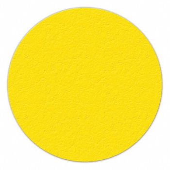 INCOM MANUFACTURING Floor Tape Yellow 6 inx6 in Circle PK25, 38CE80