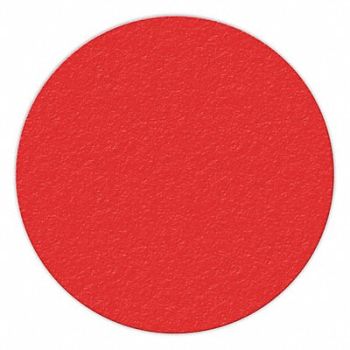 INCOM MANUFACTURING Floor Tape Red 6 inx6 in Circle PK25, 38CE91