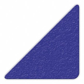 INCOM MANUFACTURING Floor Tape Blue 3 inx3 in Triangle PK25, 38CF02
