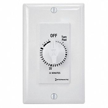 INTERMATIC Timer Spring Wound 30 Min Hold Feature, 38D059