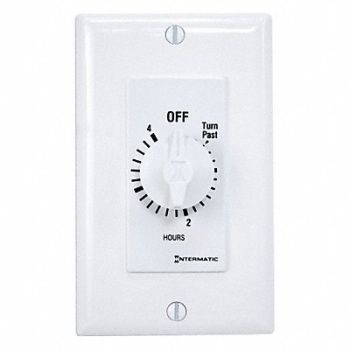 INTERMATIC Timer Spring Wound 4 Hr SPST, 38D063