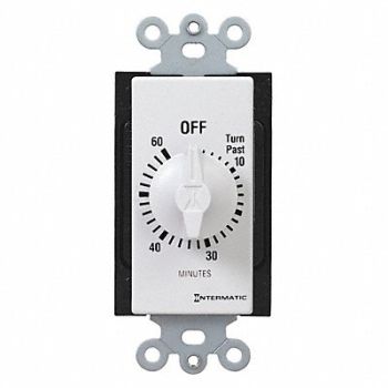 INTERMATIC Timer Spring Wound 60 Min, 38D072