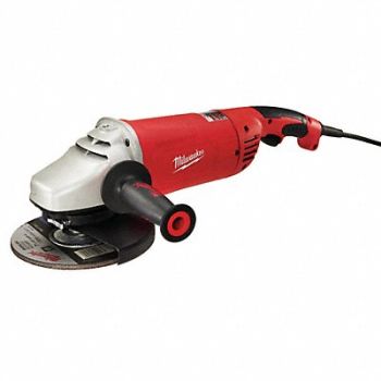 MILWAUKEE Angle Grinder 15 A Rat Tail 13.7 lb, 38D249